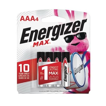 EVEREADY MAX 4PK AAA AlkBattery E92BP-4